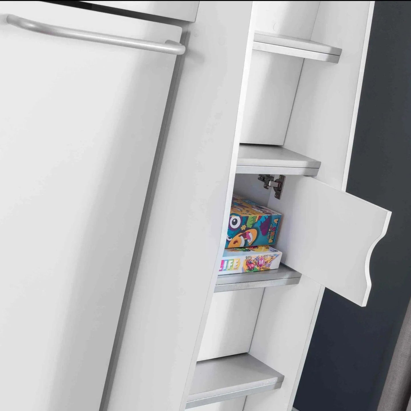 Explorer White Loft Bed